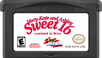 Mary Kate and Ashley Sweet 16 PAL GameBoy Advance PAL box art